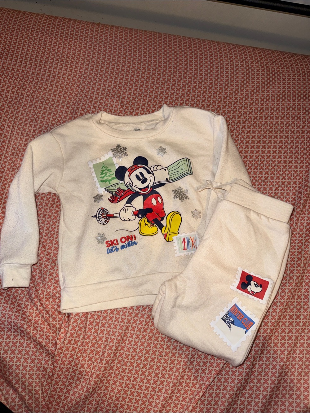 Mickey Mouse 3T ski sweatsuit